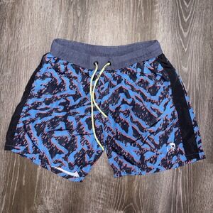 VTG Diesel Beachwear Swim Shorts Large "Only The Brave" Logo Retro Y2K Sporty